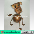 Factory Supplier Very Cool Metal Wire Dog Home Garden Decoration